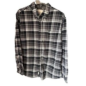 Weatherproof Vintage‎ Button-Up Flannel Shirt Adult Womens XL Plaid Gorpcore